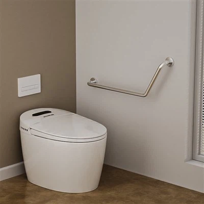 Barras de agarre de bañera montadas en la pared de 135 grados